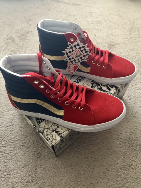 vans x captain marvel