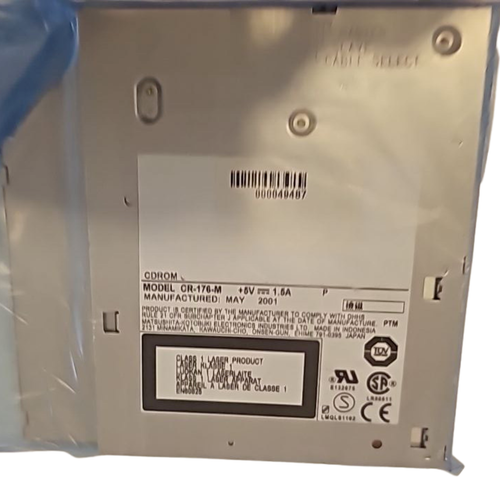 Matsushita CR-176-M Slim CD ROM Drive 24x Original Silver for Computer PC - Picture 2 of 12