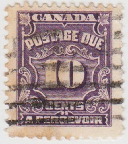 Postage Due Canadian Stamps