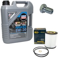 MotoröL Set 5W-30 5 Liter + ÖLfilter SH 426 L + Schraube FüR BMW 3Er 5Er Z3 7Er