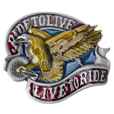 Eagle American Flag Belt Buckle Western Cowboy Native American EG-22 