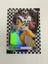 2024 Panini Prizm Eric Dickerson #173 Black & White Checker Prizm HOF Rams Colts
