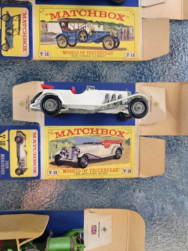 Vintage 1st Issue Matchbox Models of Yesteryear - Lot of 17 vehicles and Boxes - Picture 6 of 18