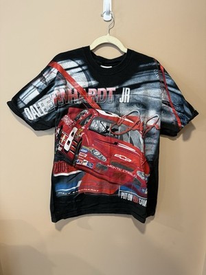 Dale Earnhardt Jr. NASCAR AOP Y2K Shirt Men s Size Medium Chase Authentics