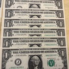 20 Uncirculated Sequential $1 Bills 2021 Kansas J 88229311 C / J88229330 C — photo 5