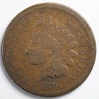 1876 Indian Head Penny Cent Good (G)