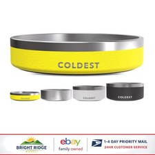 Non-Slip Insulated Stainless Steel Dog Bowl for Water Food, 21 oz Capacity