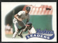 1989 Topps #519 Yankees Leaders