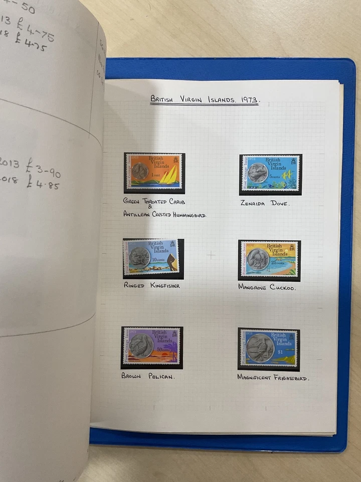 Pájaros en sellos. STC 884,25 £. En álbum D/85 Foto 3 de 4