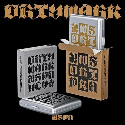 Aespa - Dirty Work [Dirty Case Ver.] [New ] Photo Book, Photos, Stickers, Tin Ca