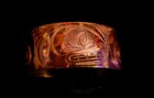 Brilliant Handcarved Haida Killer Whale Bracelet By Master Alfred Henry Seaweed  — photo 2