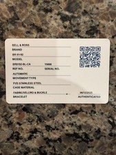 BELL & ROSS BR 01-92 BR0192-BL-CA. eBay Authenticated. 12