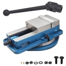 6" Milling Machine Vise Lockdown Bench Vise With 360&deg; Swiveling Base Lock Vice