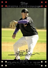 Edgar Gonzalez 2007 Topps #462 Diamondbacks MLB READ FREE SHIPPING AutographDen