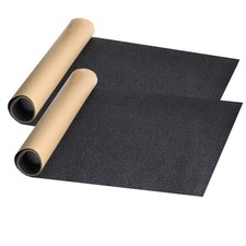 2 Pack 9" X 33" Black Skateboard Grip Tape Sheets Bubble Free Waterproof Scooter