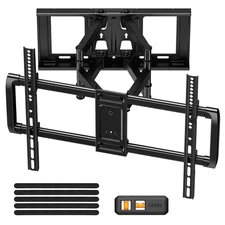 Mountftv Full Motion TV Wall Mount Bracket for 42-90 Inch Tvs, Heavy Duty