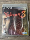 Yakuza 3 Sony PlayStation 3 PS3 Complete CIB w/ Manual