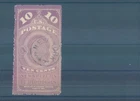 USA 1863 Newspapers stamp 10 cents violet used - rare !