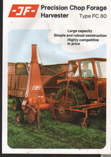 -JF- "Type FC 80" Precision Chop Forage Harvester Brochure Leaflet