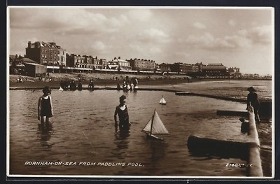 Ansichtskarte Burnham-on-Sea, View from the Paddling Pool 