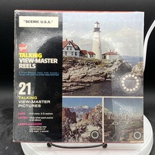 NOS Sealed Vintage Scenic USA Talking View-Master Reels GAF Set 1958 Disney