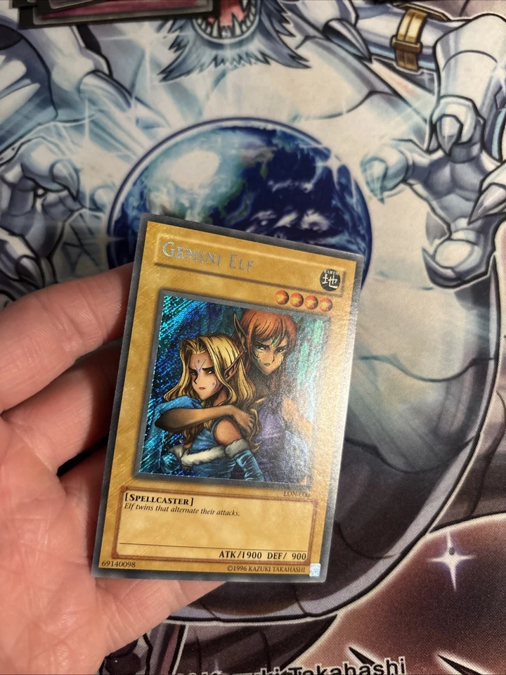(35) Yu-Gi-Oh! Gemini Elf (VLP) Unlimited LON-000 LP/VLP - Image 3 of 4