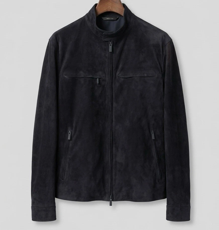 Ermenegildo Zegna Jacket Leather Outer Shell Coats, Jackets