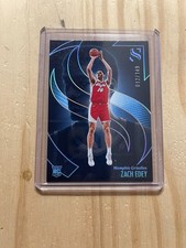 2024-25 Panini Silhouette Zach Edey #93 Holo Silver /149 Grizzlies RC