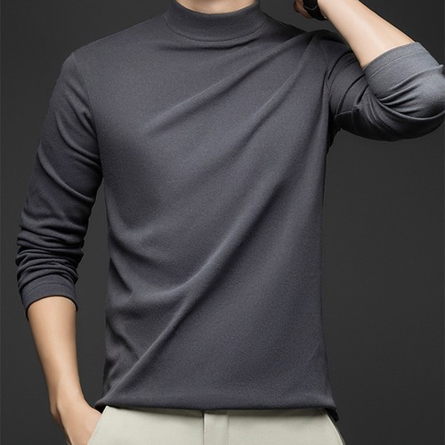 Knit Pullover Half Turtleneck Casual Gathering Black Sweater Brand New Condition - Picture 4 of 20