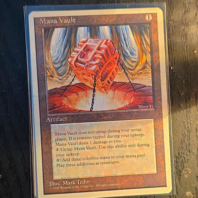 Mana Vault Magic: The Gathering Artifact 1995 Illus. Mark Tedin English Regular
