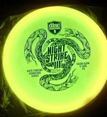 Discmania Night Strike 3 Perkins Glow C-Line FD NEW Orange 180 grams