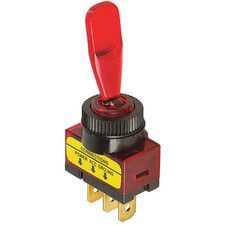 Battery Doctor 20500 Toggle Switch, Spst, 1/4" Male Terminal