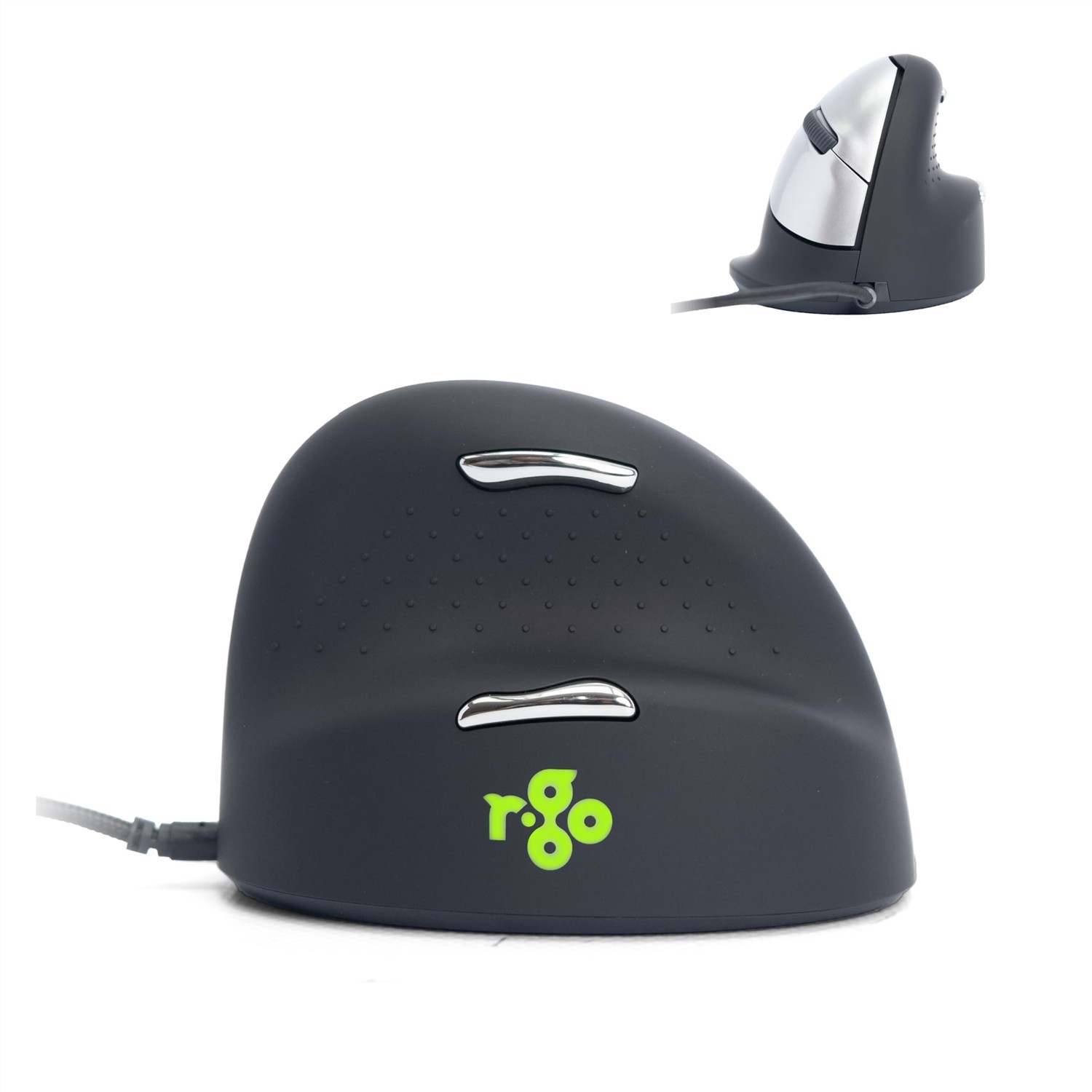 Souris ergonomique R-GO Tools verticale filaire droite pour grande main modèle RGOHELA