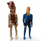 Vintage Marx Toys Best of the West Geronimo and General Custer Action Figures
