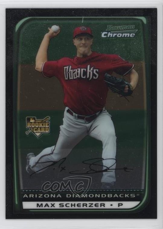 2008 Bowman Draft Chrome Max Scherzer #BDP33 07i7