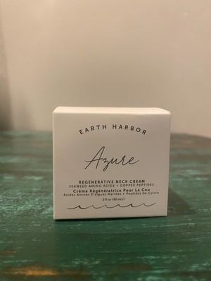 Earth Harbor Azure Seaweed Amino Acid Regenerative Neck Cream Full Size 2oz 