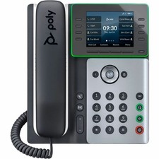 Poly Edge E350 IP Phone and PoE-enabled GSA/TAA