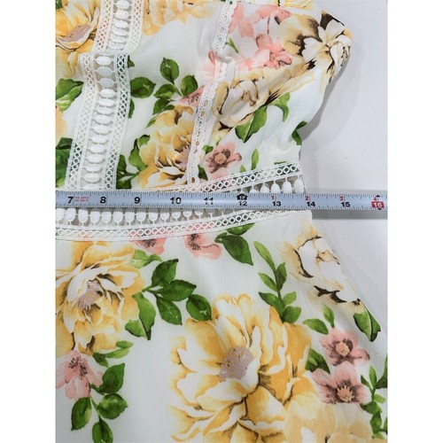 Disney Princess Juniors' Floral Skater Dress M Multicolor Sleeveless - Picture 5 of 6