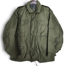 VTG 70s US Military OG107 M65 Field Coat Cold Weather Jacket Medium Army