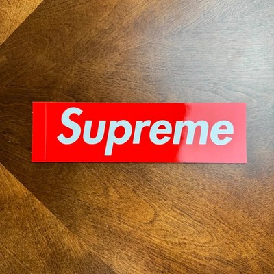 Supreme Box Logo Sticker Red 100% Authentic Brand New