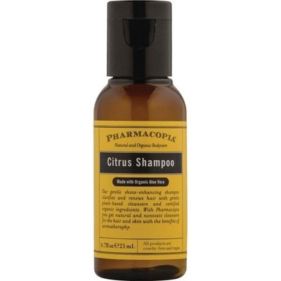 50 Bottles Pharmacopia  Citrus Shampoo natural bodycare with Aloe Vera  .75 oz