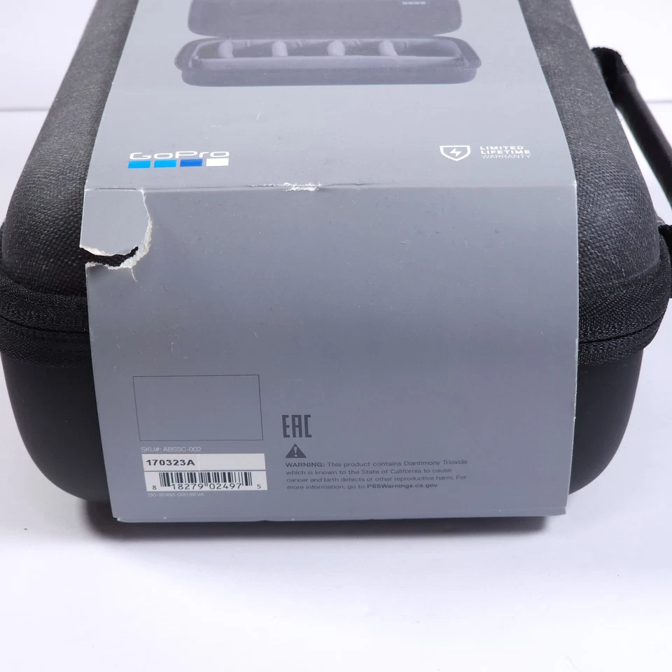 GoPro - Casey Molded Case For Camera And Accessories - Removable Pouch - Black - Image 3 of 3