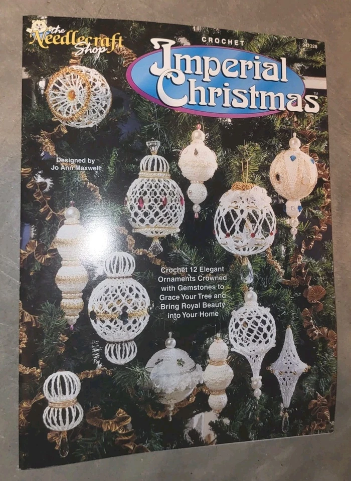 Needlecraft Shop Imperial Christmas 12 Exquisite Ornaments Crochet Pattern Book - Image 2 of 4