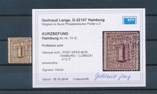 Hamburg 1 Schilling Wappen 1864 guter Stempel Michel 11 Befund (S27452)