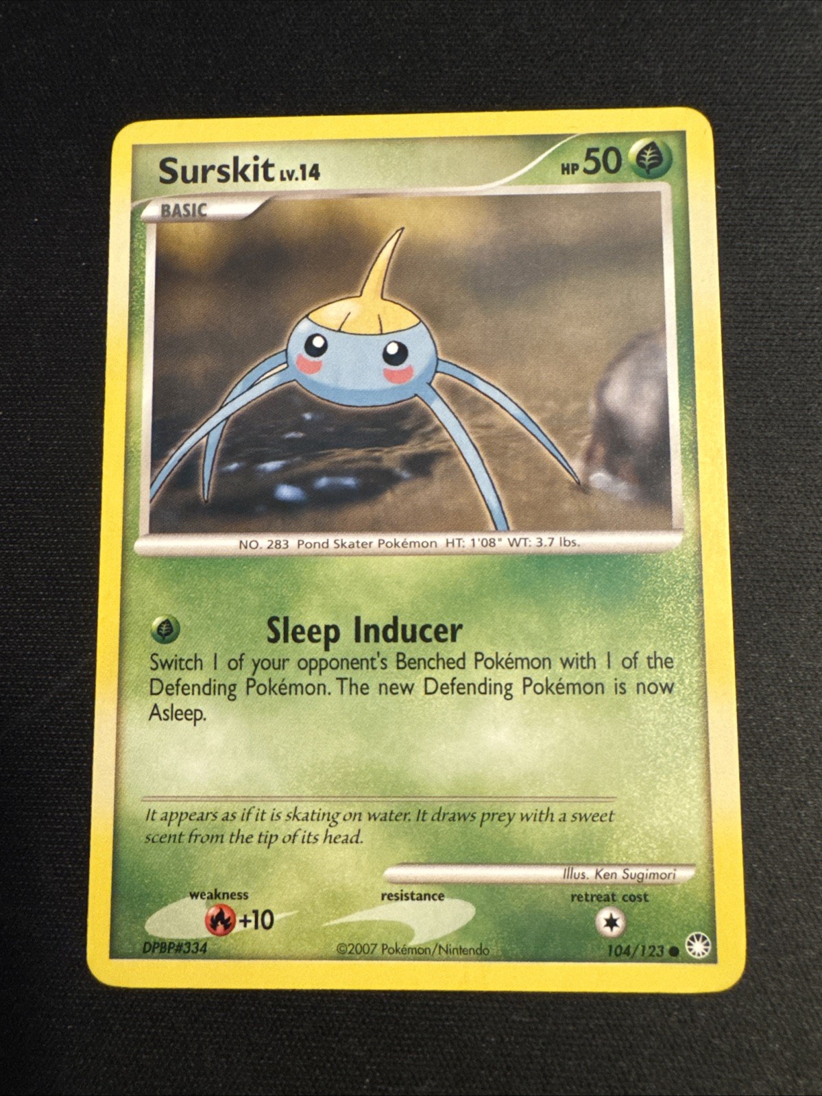 SURSKIT - 104/123 - Mysterious Treasures - Pokemon Card