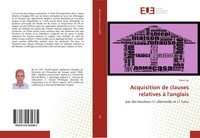 Emin Yas | Acquisition De Clauses Relatives à L'anglais | Taschenbuch (2020)