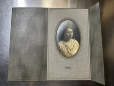 Graves New London O Young Lady Portrait Portfolio Original Photo B&W Ephemera