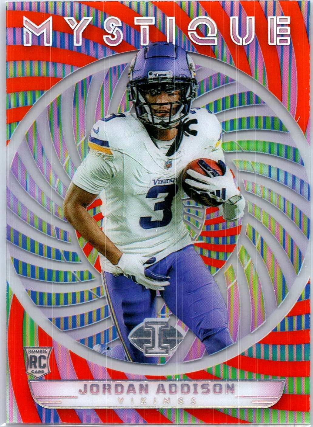 2023 Panini Illusions #20 Jordan Addison Mystique Orange