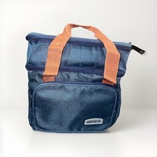 Lunch Box Men Women Double Deck Insulated Lunch Bag, Leak Proof, with Pockets