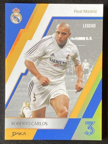 Roberto Carlos 2025 Daka Real Madrid Ineffable Gold Base /10 #IN-24